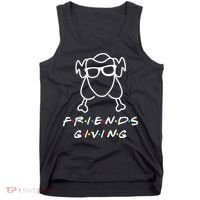 Friends Giving Funny Thanksgiving Tank Top thumb 0