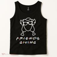 Friends Giving Funny Thanksgiving Tank Top thumb 2