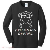 Friends Giving Funny Thanksgiving Kids Long Sleeve Shirt thumb 0