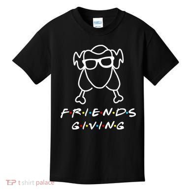 Friends Giving Funny Thanksgiving Kids T-Shirt
