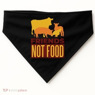 Friends Not Food USA-Made Doggie Bandana