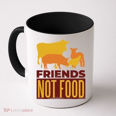 Friends Not Food Coffee Mug