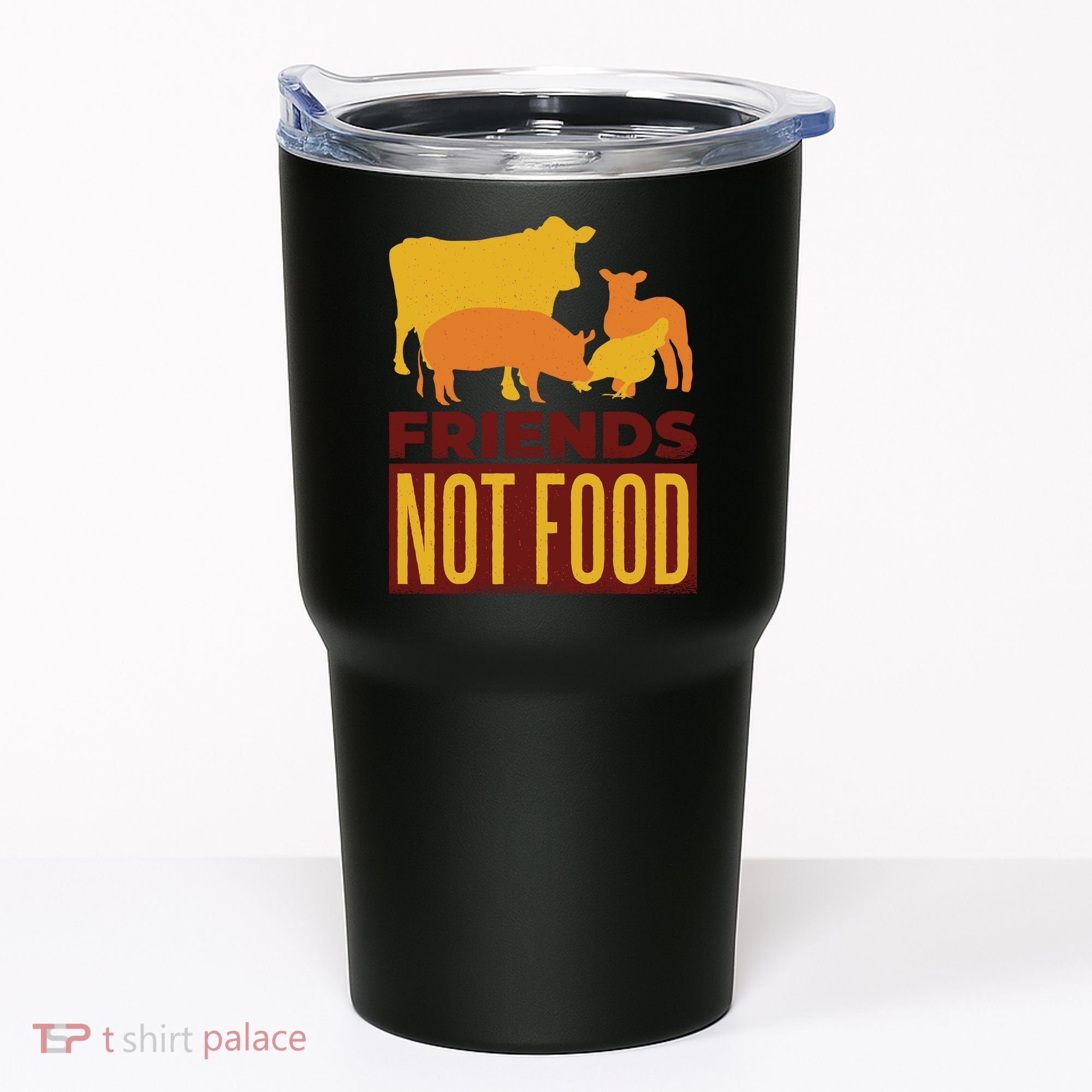 Friends Not Food Tumbler
