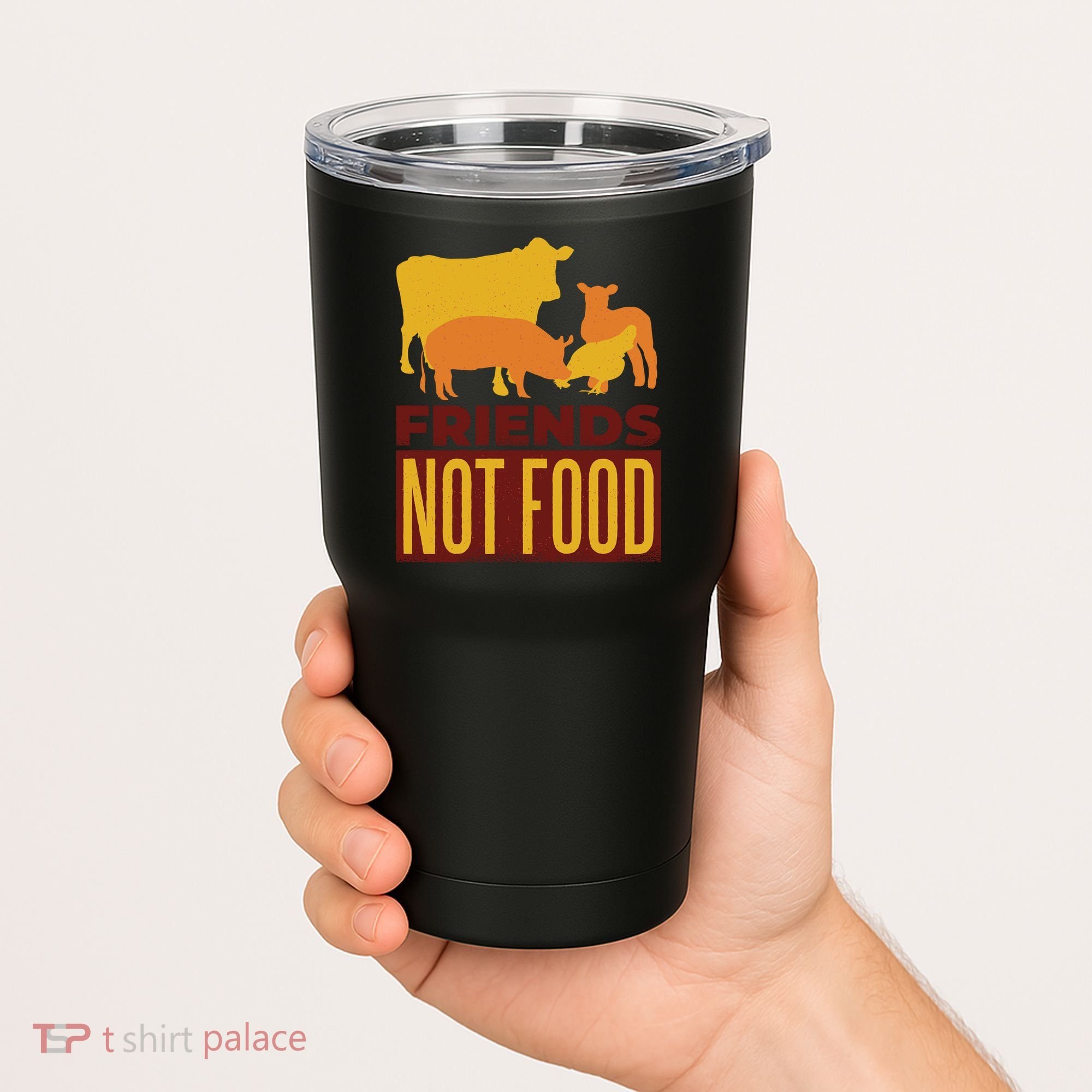Friends Not Food Tumbler