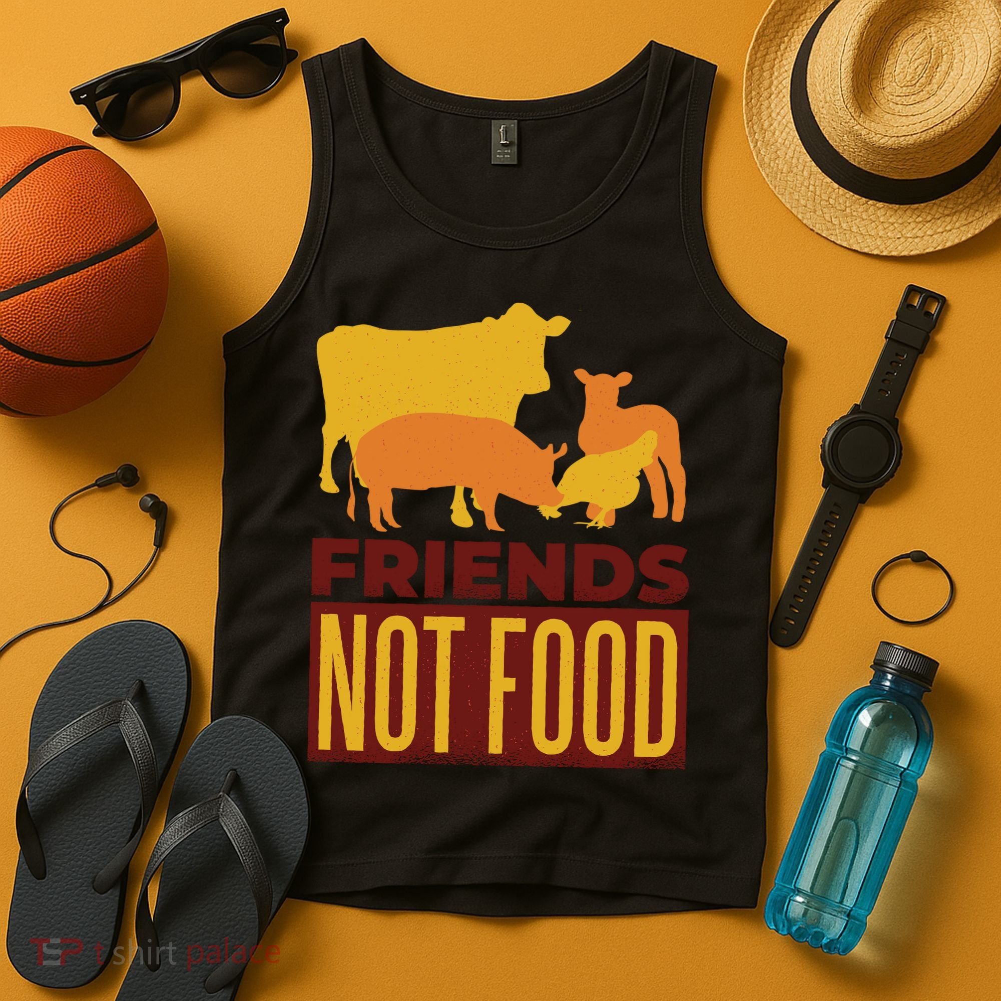 Friends Not Food Tank Top