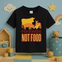 Friends Not Food Toddler T-Shirt thumb 3