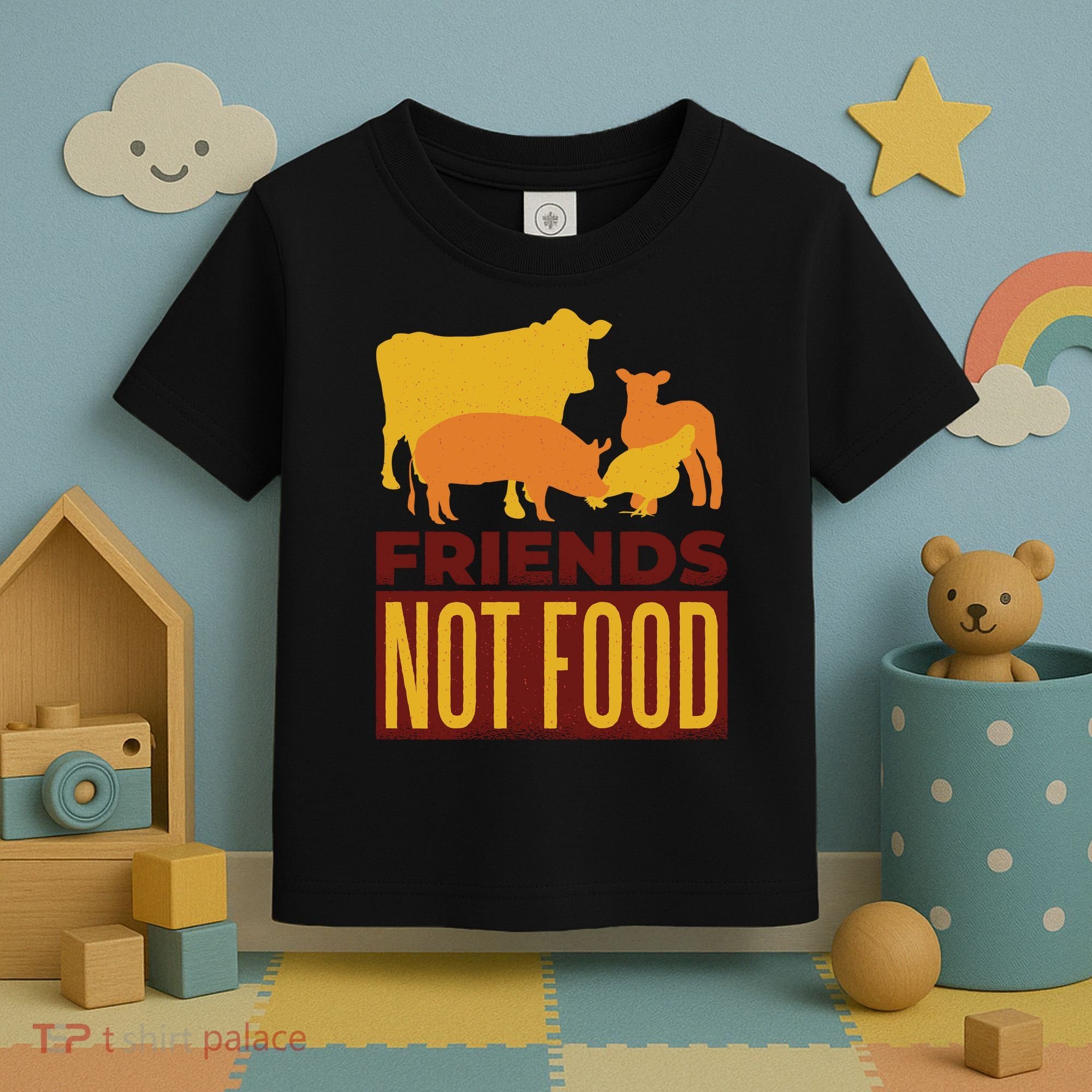 Friends Not Food Toddler T-Shirt