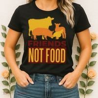 Friends Not Food Women's T-Shirt thumb 2