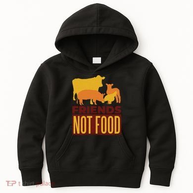Friends Not Food Kids Hoodie