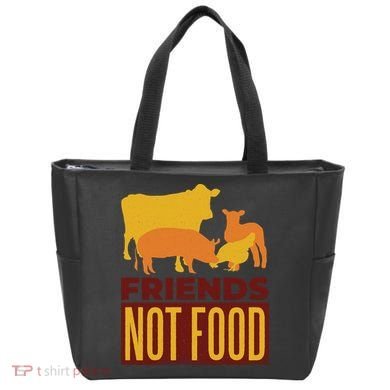 Friends Not Food Tote Bag