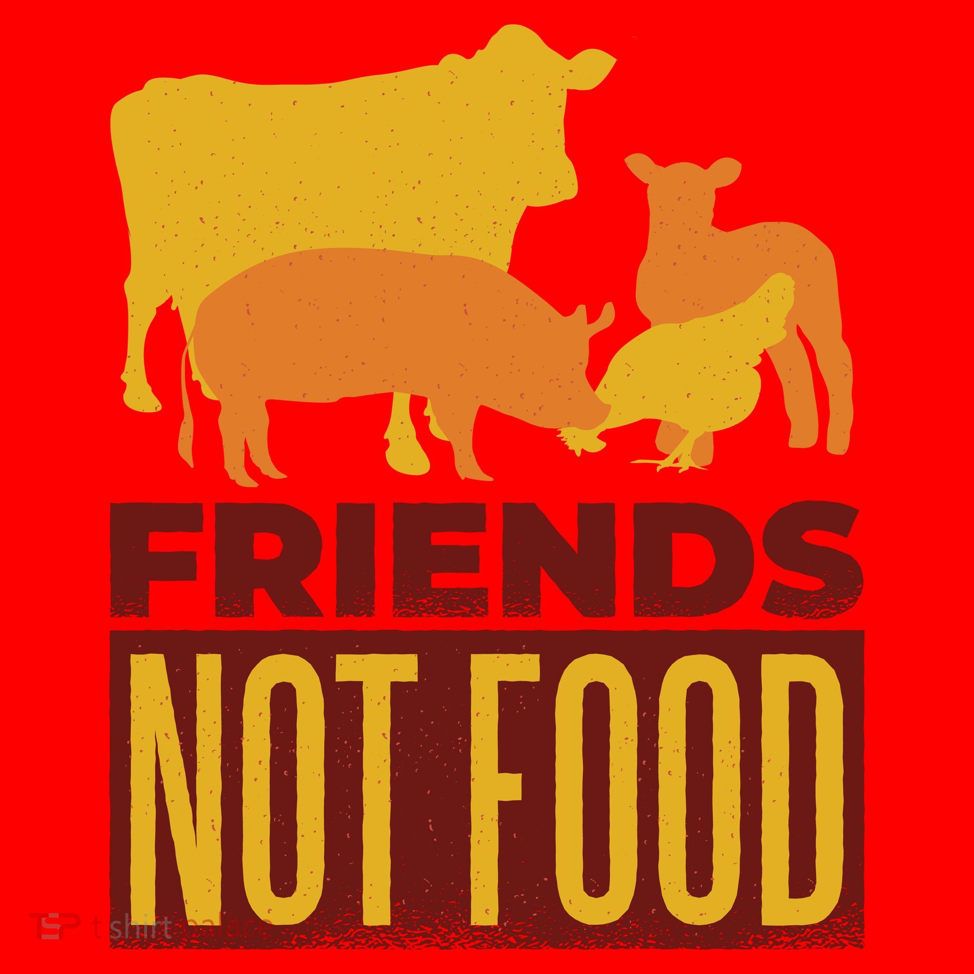 Friends Not Food Santa Hat