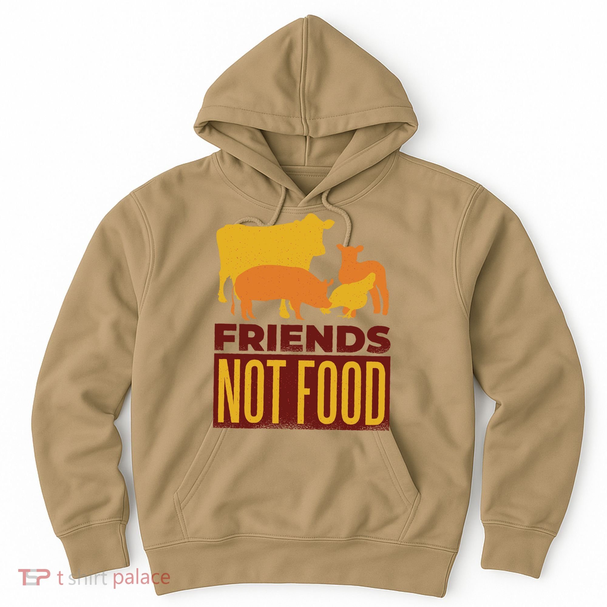 Friends Not Food Hoodie