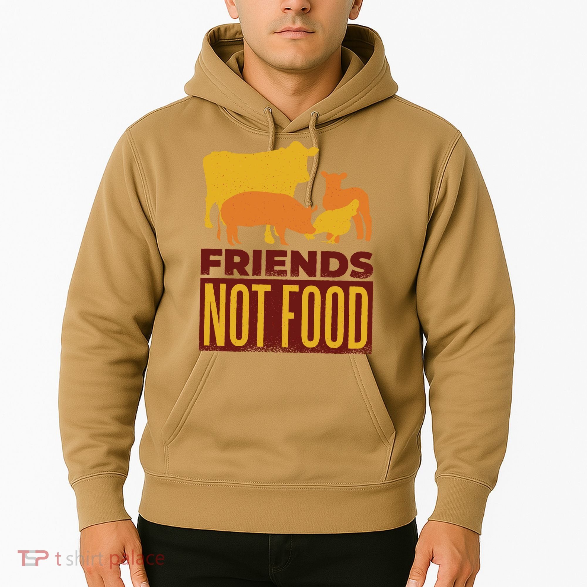 Friends Not Food Hoodie