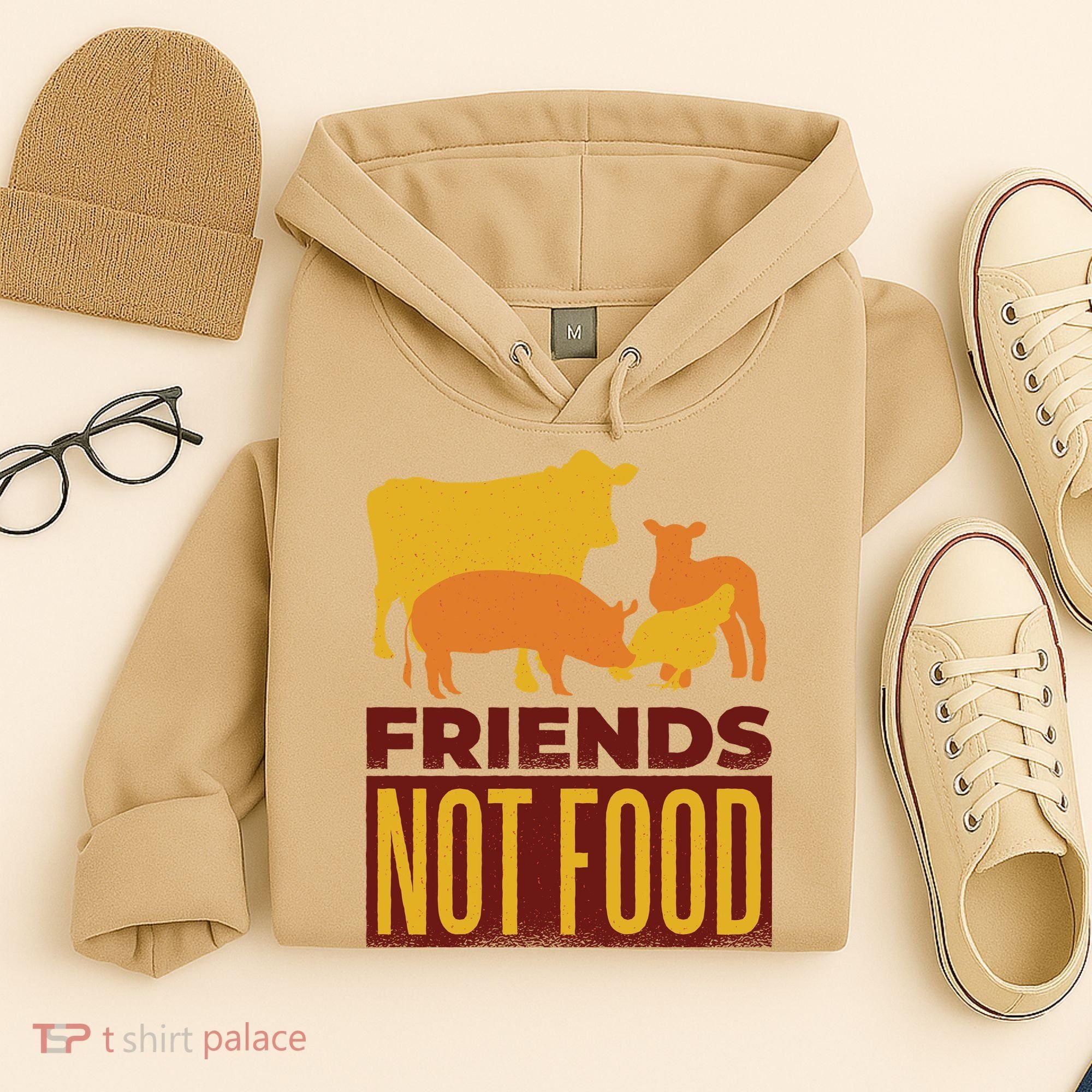Friends Not Food Hoodie