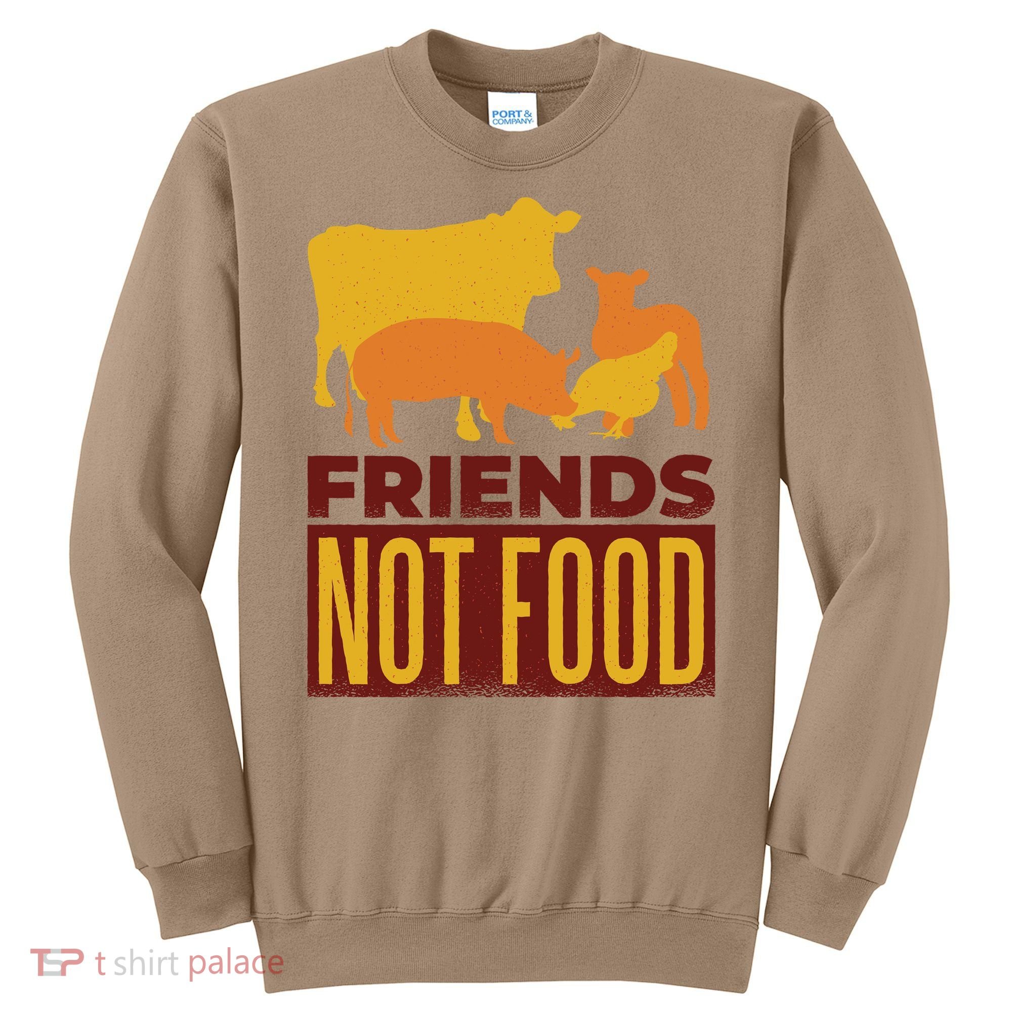Friends Not Food Sweatshirt