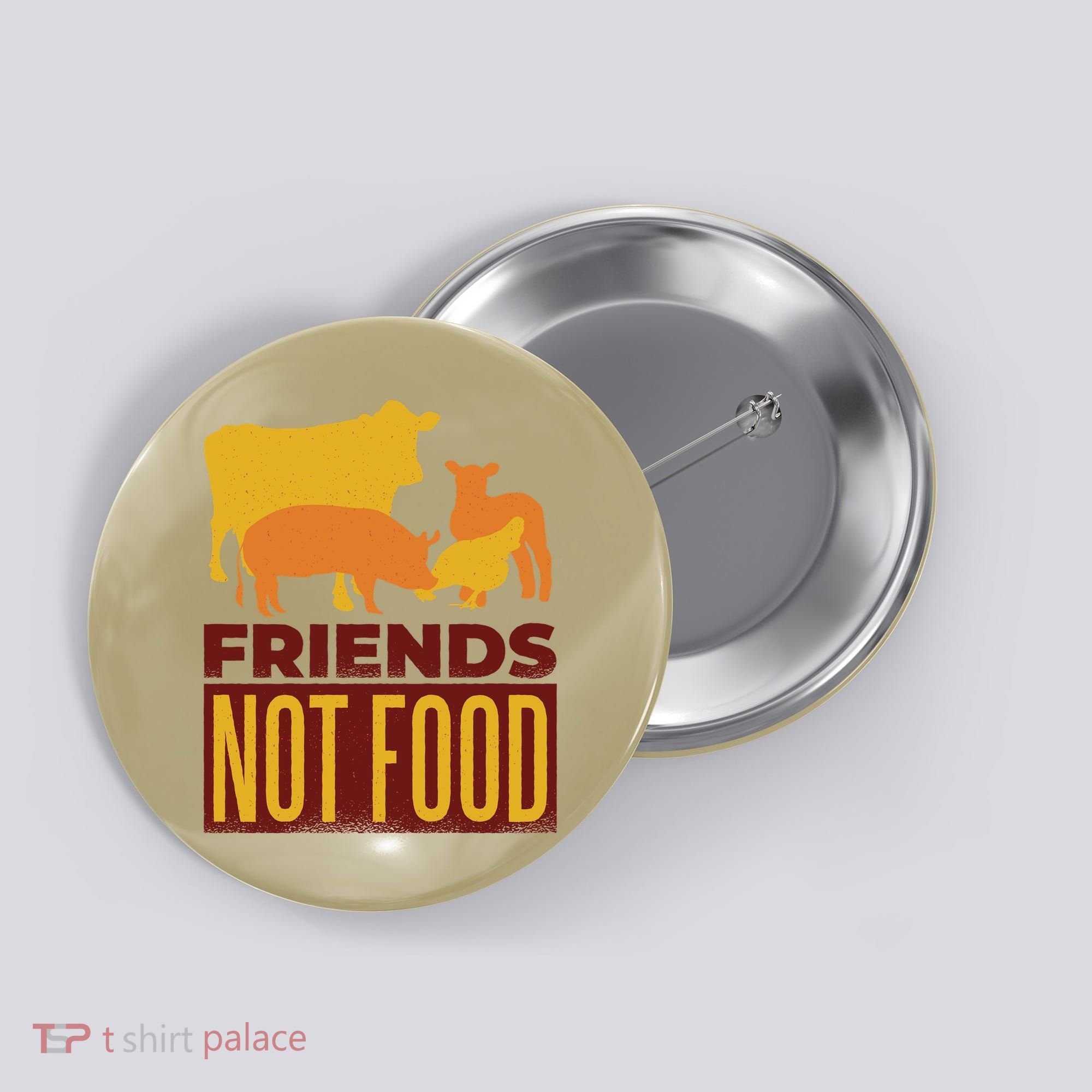 Friends Not Food Button