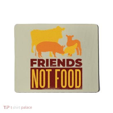 Friends Not Food Mousepad