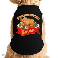 Friendsgiving Squad Funny Thanksgiving Doggie Tank thumb 0