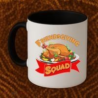 Friendsgiving Squad Funny Thanksgiving Coffee Mug thumb 2
