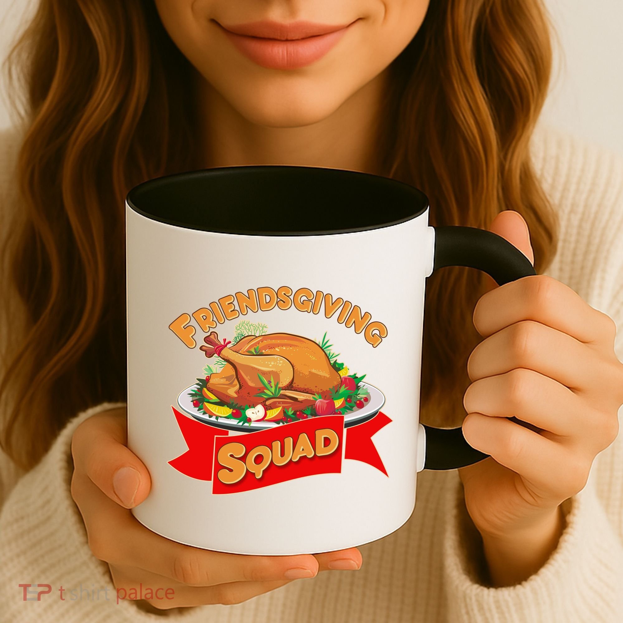 Friendsgiving Squad Funny Thanksgiving Coffee Mug