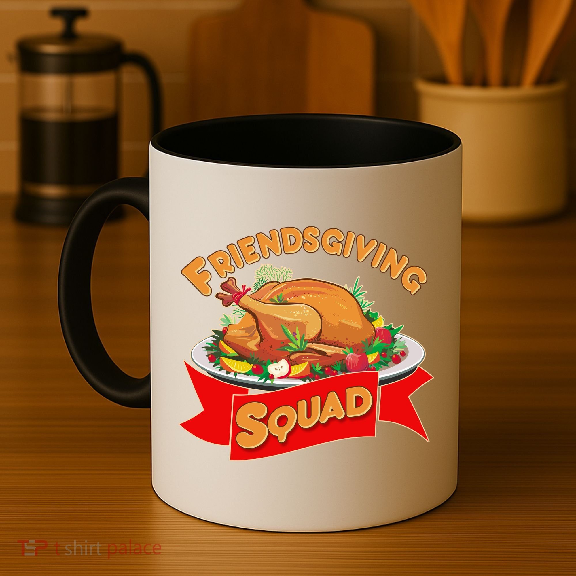 Friendsgiving Squad Funny Thanksgiving Coffee Mug