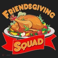 Friendsgiving Squad Funny Thanksgiving Beanie thumb 2