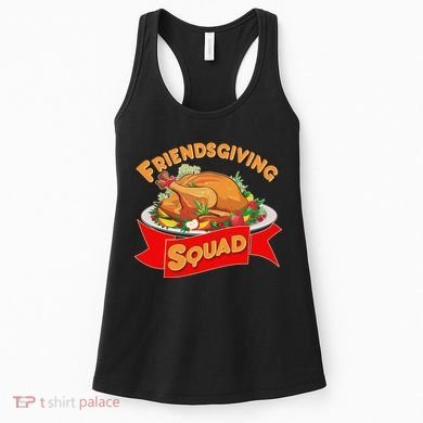 Friendsgiving Squad Funny Thanksgiving Women's Tank Top