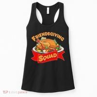 Friendsgiving Squad Funny Thanksgiving Women's Tank Top thumb 0