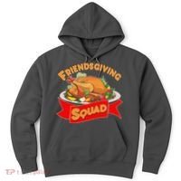 Friendsgiving Squad Funny Thanksgiving Hoodie thumb 0