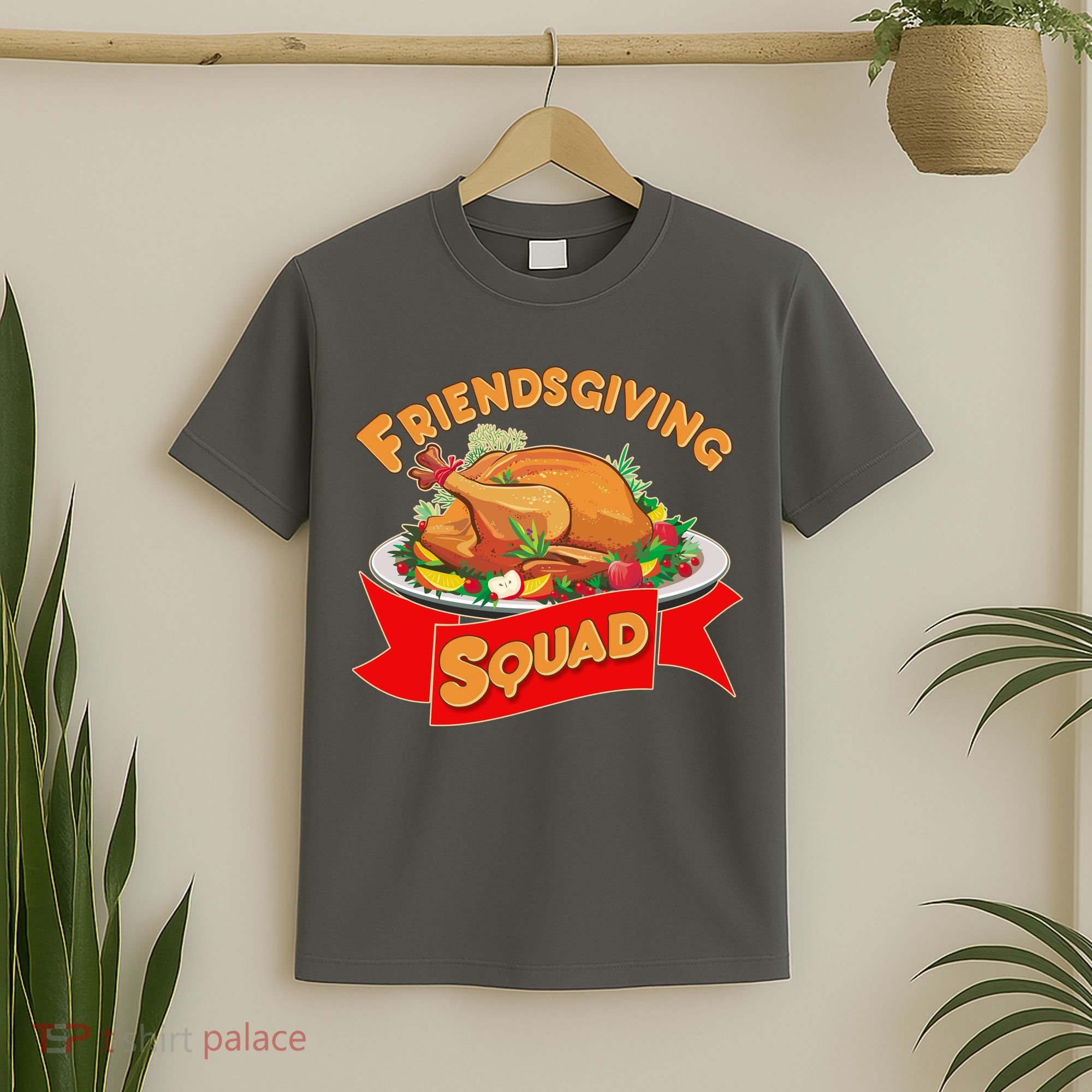 Friendsgiving Squad Funny Thanksgiving T-Shirt