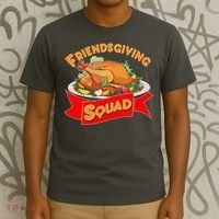 Friendsgiving Squad Funny Thanksgiving T-Shirt thumb 3