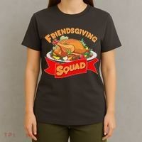 Friendsgiving Squad Funny Thanksgiving T-Shirt thumb 4