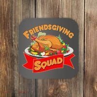 Friendsgiving Squad Funny Thanksgiving Coaster thumb 0