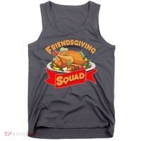 Friendsgiving Squad Funny Thanksgiving Tank Top thumb 0