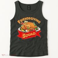 Friendsgiving Squad Funny Thanksgiving Tank Top thumb 2