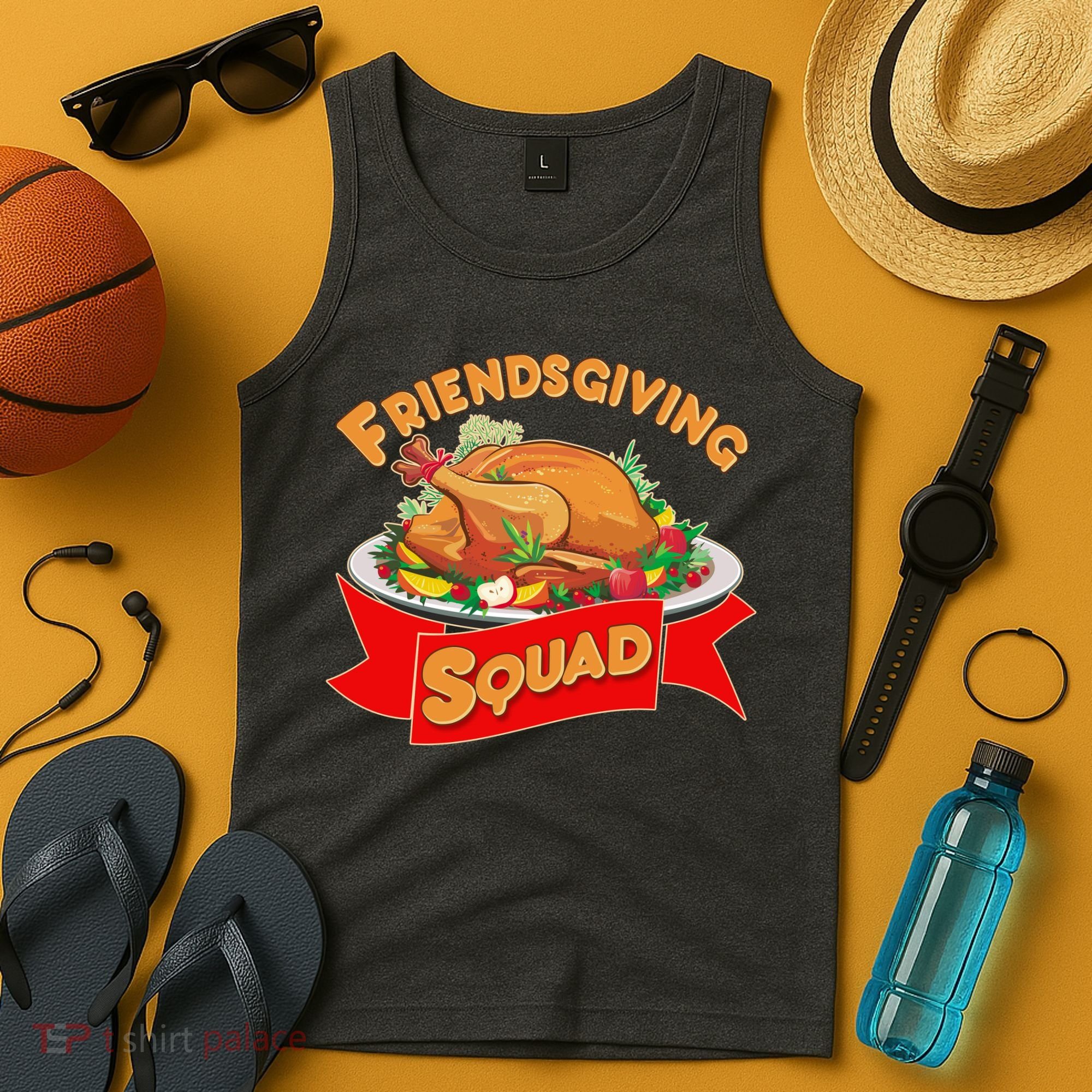 Friendsgiving Squad Funny Thanksgiving Tank Top