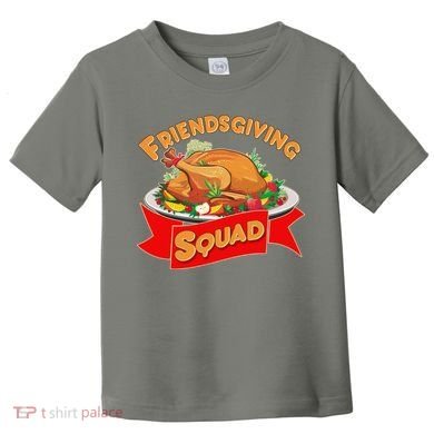 Friendsgiving Squad Funny Thanksgiving Toddler T-Shirt