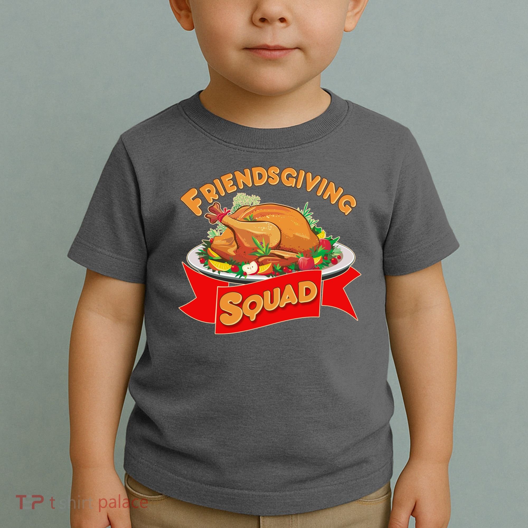 Friendsgiving Squad Funny Thanksgiving Toddler T-Shirt