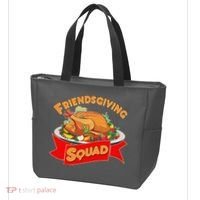 Friendsgiving Squad Funny Thanksgiving Tote Bag thumb 3
