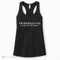 Friendsgiving The One with Your Besties Thanksgiving Women's Tank Top thumb 0
