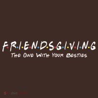 Friendsgiving The One with Your Besties Thanksgiving Kids Hoodie thumb 2