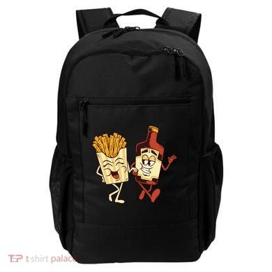 Fries And Ketchup Couple Backpack