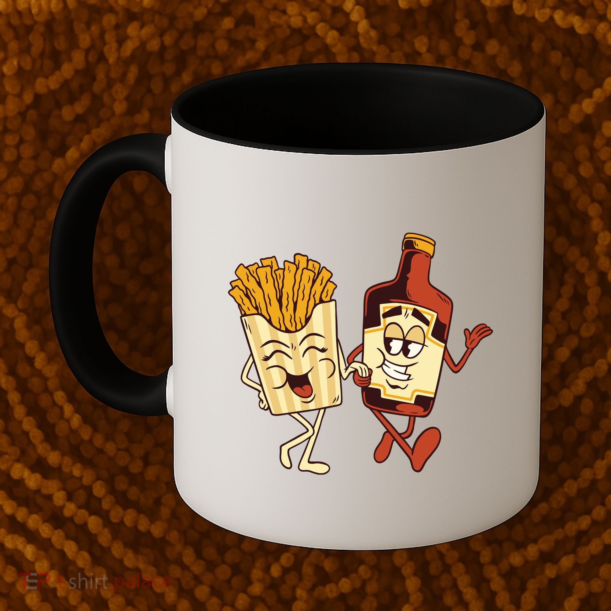 Fries And Ketchup Couple Coffee Mug