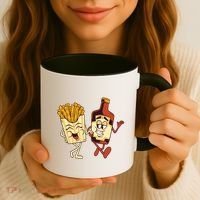 Fries And Ketchup Couple Coffee Mug thumb 3