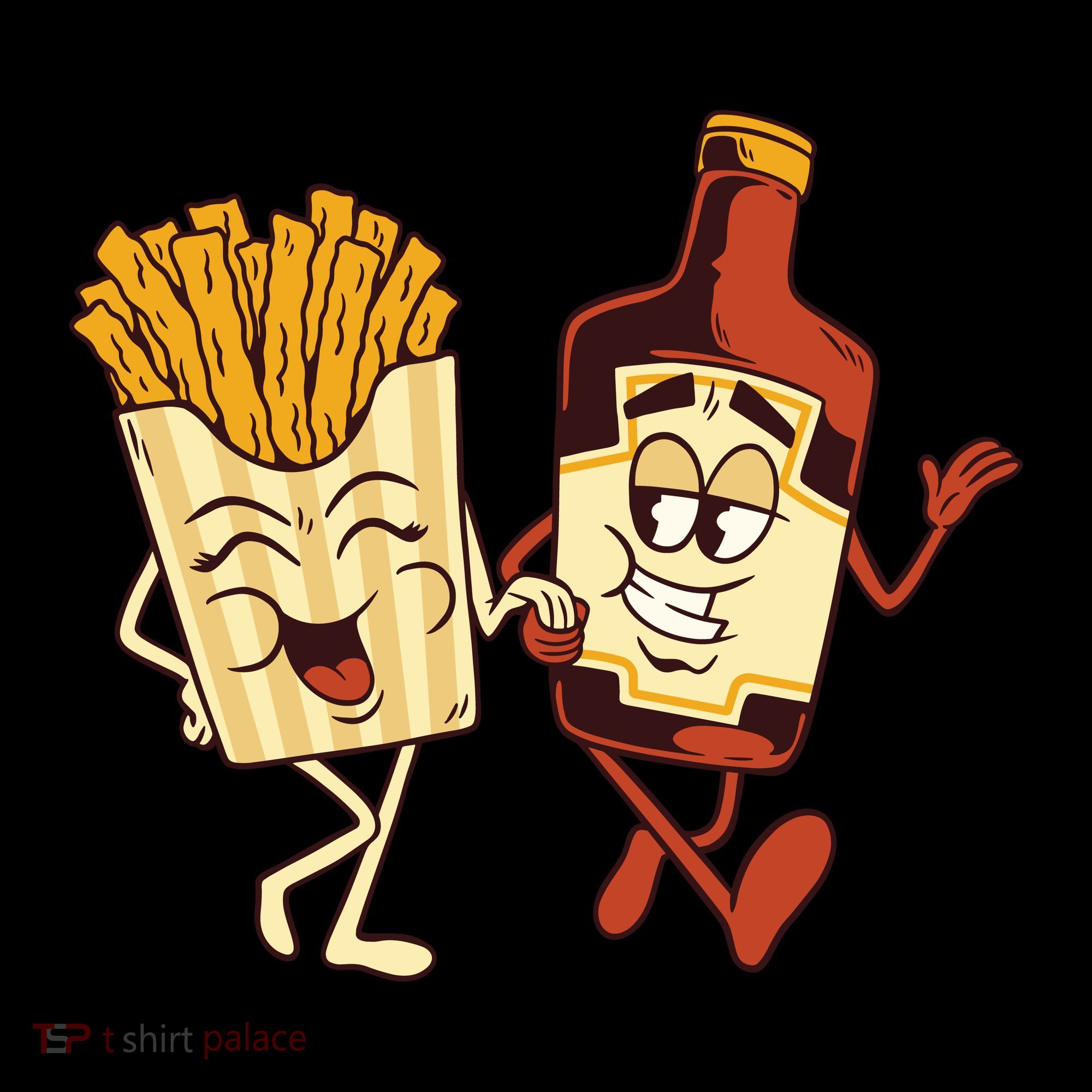 Fries And Ketchup Couple Coffee Mug
