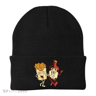 Fries And Ketchup Couple Beanie
