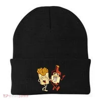 Fries And Ketchup Couple Beanie thumb 0
