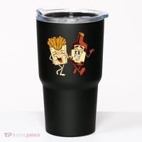 Fries And Ketchup Couple Tumbler thumb 0