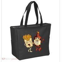 Fries And Ketchup Couple Tote Bag thumb 2