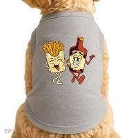 Fries And Ketchup Couple Doggie Tank thumb 0